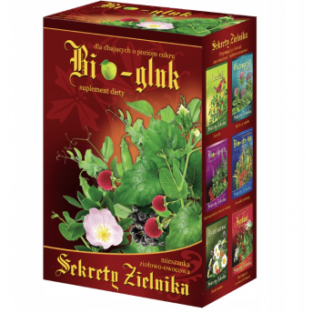 BIO-GLUK Sekrety Zielnika 40 saszetek Asz