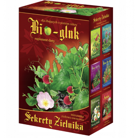 BIO-GLUK Sekrety Zielnika 40 saszetek Asz