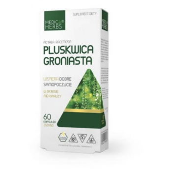Pluskwica groniasta (Actaea racemosa) 60kapsułek Medica Herbs