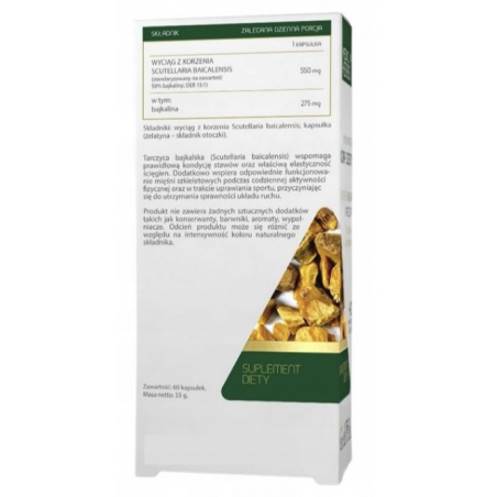 Tarczyca bajkalska Forte 550mg 60kapsułek Medica Herbs - 1