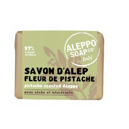 Mydło Aleppo Oliwkowo-Laurowe Kwiat Pistacji 100g Tade Pays du Levant