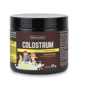 COLOSTRUM z bananem w proszku dla dzieci –60g Skoczylas