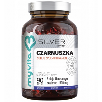 Silver Czarnuszka 90 kapsułek Olej nierafinowany MyVita