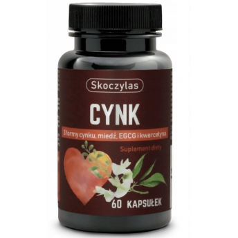 Cynk 3 formy, miedź, EGCG i kwercetyna suplement diety 60 kapsułek Skoczylas