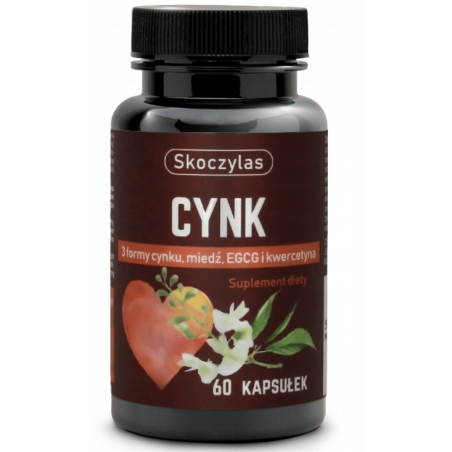 Cynk 3 formy, miedź, EGCG i kwercetyna suplement diety 60 kapsułek Skoczylas