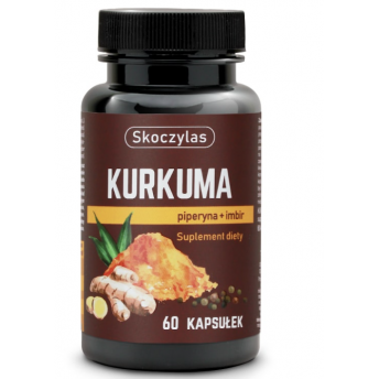 KURKUMA piperyna + imbir suplement diety 60 kapsułek Skoczylas