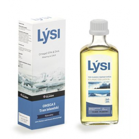 Tran Islandzki naturalny 240 ml LYSI
