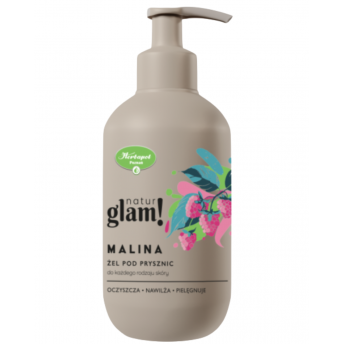 NaturGlam Żel pod prysznic Malina 300ml