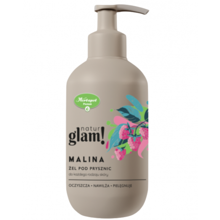 NaturGlam Żel pod prysznic Malina 300ml