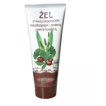 Żel z kasztanowcem, miłorzębem i babką lancetowatą 200ml GorVita