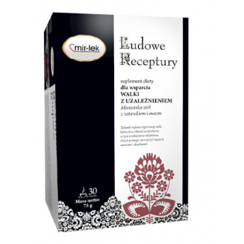 LUDOWE RECEPTURY Wsparcie walki z uzależnieniem Mir-Lek