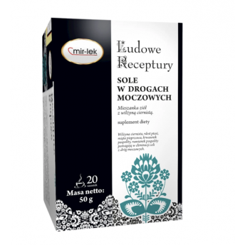 Ludowe Receptury Sole w drogach moczowych 20 saszetek Mir-Lek