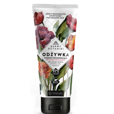 Odżywka głęboko regenerująca do włosów zniszczonych Barwy Botaniki 180ml Barwa