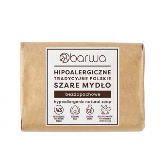 Hipoalergiczne tradycyjne polskie szare mydło100g Barwa