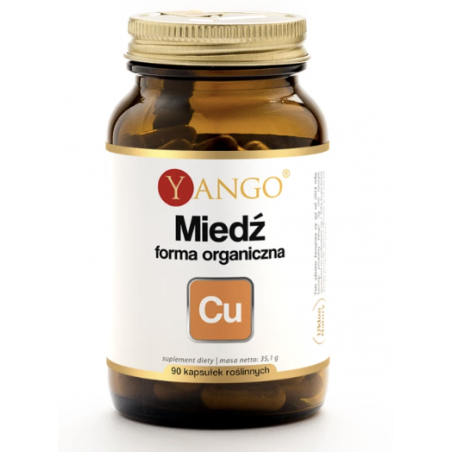 Miedź forma organiczna –90 kapsułek Yango