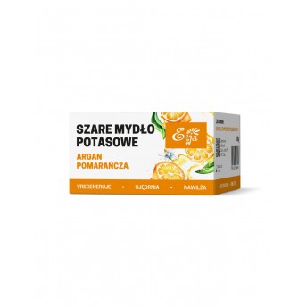 Szare mydło Argan&Pomarańcza 80g Etja
