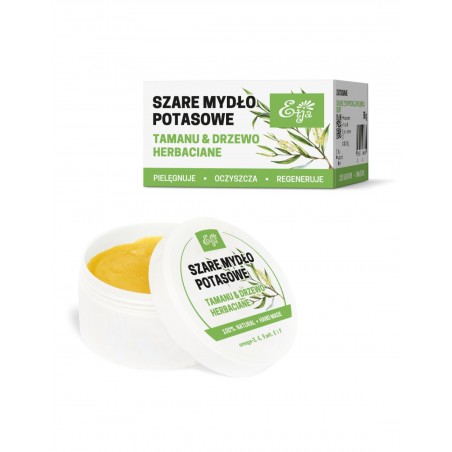 Szare mydło Tamanu & Drzewo herbaciane 80g Etja