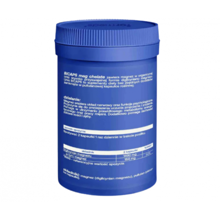 BICAPS mag chelate 60 sztuk ForMeds - 1