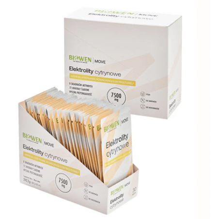 Elektrolity Cytrynowe - saszetka (1 sztuka) Biowen