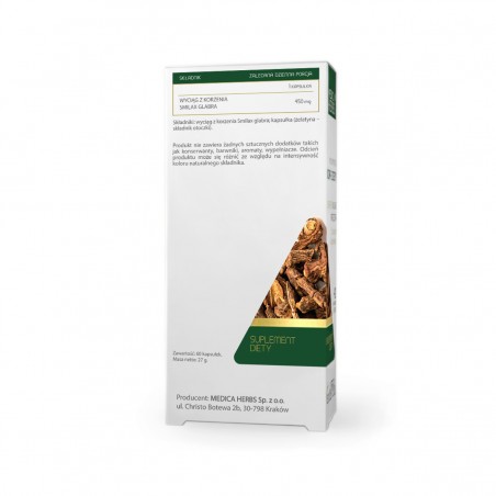 Sarsaparilla (Kolcorośl) 60kapsułek Medica Herbs - 1