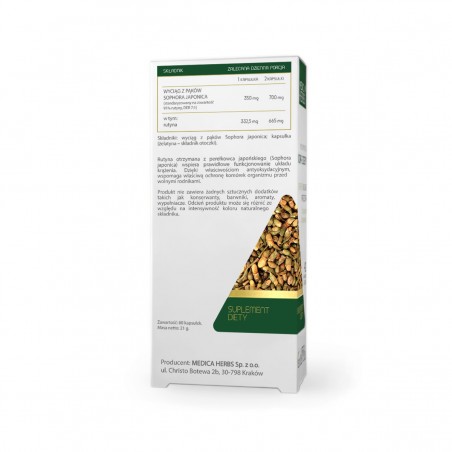 Rutyna 60kapsułek Medica Herbs - 1