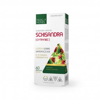 Schisandra chinensis (Cytryniec) 60kapsułek Medica Herbs