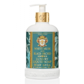 Mydło w płynie Białe piżmo i czarna orchidea 500 ml  Saponificio Artigianale Fiorentino