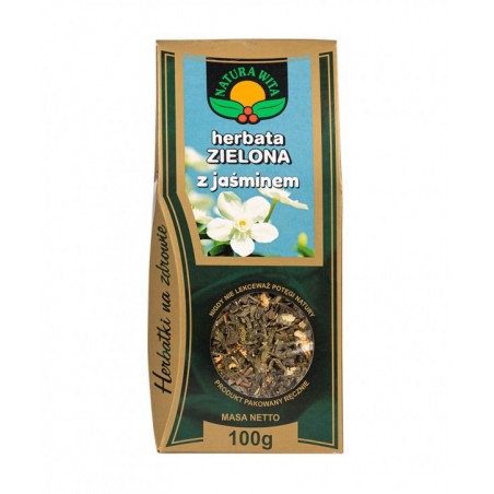 Herbata zielona z jaśminem 100g Natura Wita