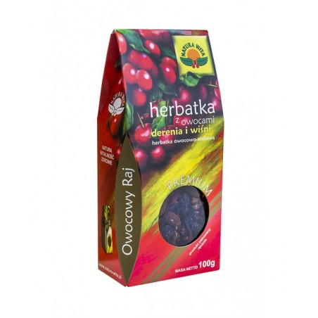 Herbata z owocami derenia i wiśni 100g Natura Wita