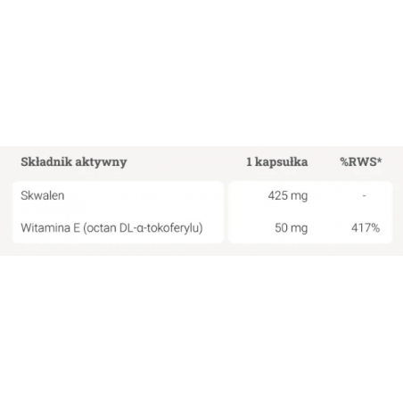 Skwalen Anti-Age 60sztuk YANGO - 1