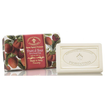 Mydło naturalne TRUSKAWKA I MALINY 250g  Florinda