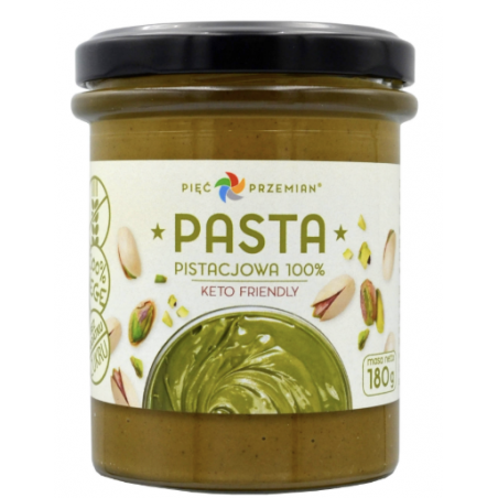 Pasta pistacjowa 100% 180g Pięć Przemian