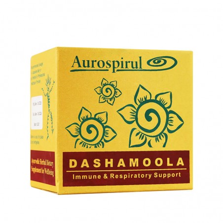 Dashamoola Aurospirul – mieszanka ajurwedyjska w kapsułkach (100 sztuk) , suplement diety