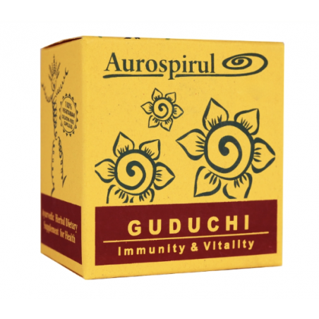 Guduchi Aurospirul – mieszanka ajurwedyjska w kapsułkach (100 sztuk) , suplement diety