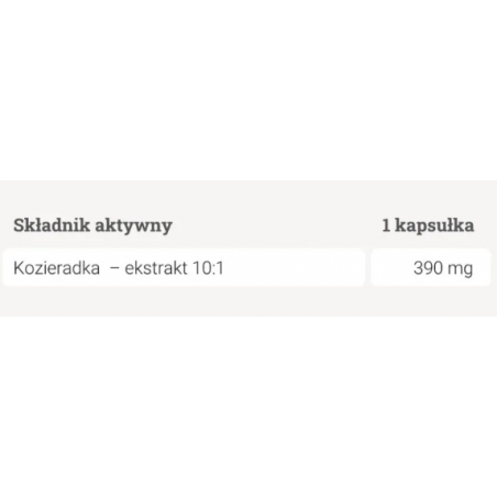 Kozieradka (ekstrakt 10:1) 90 kapsułek Yango - 1