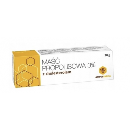 Maść propolisowa 3% z cholesterolem 20g Apipol