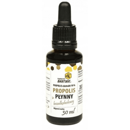 Propolis krople ekstrakt 10% bez alkoholu 30ml Bartnik Sądecki