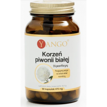 Piwonia biała korzeń 90sztuk YANGO