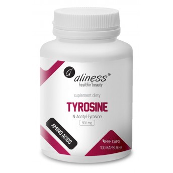 N-Acetyl-Tyrosine 500mg  (tyrozyna) 100 kaps. Aliness