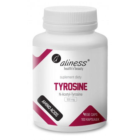 N-Acetyl-Tyrosine 500mg  (tyrozyna) 100 kaps. Aliness