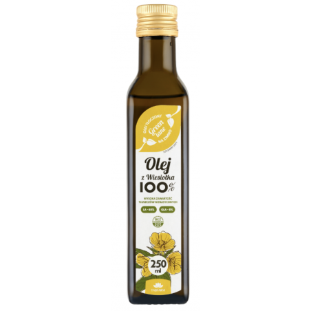 Tabfarm Olej z wiesiołka 100% tłoczony za zimno 250ml VIRDE