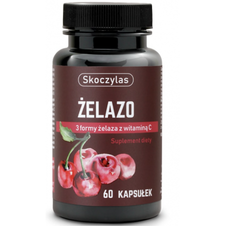 ŻELAZO 3 formy 60 kapsułek Skoczylas