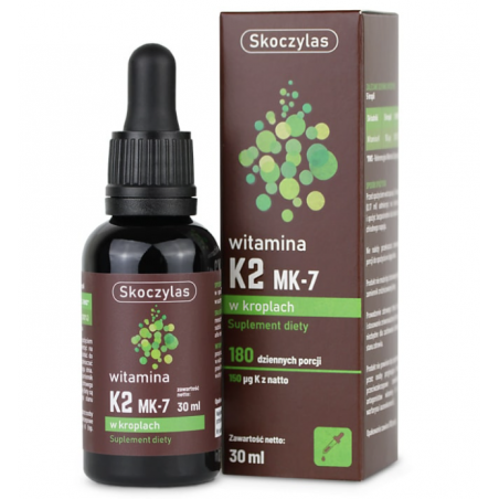 WITAMINA K2 MK-7 w kroplach 30ml Skoczylas