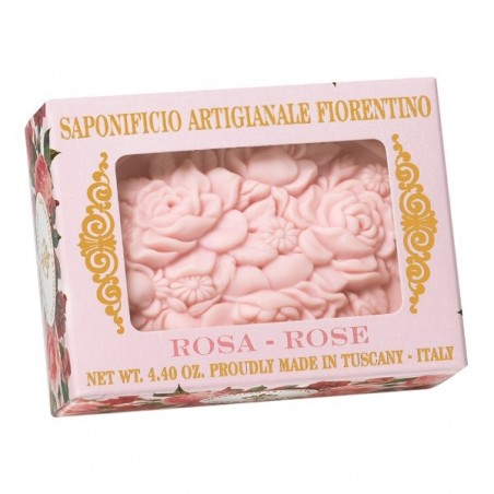 Mydło o zapachu róży 125g  Saponificio Artigianale Fiorentino