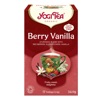 Herbata Berry Vanilla BIO 17sztuk Yogi Tea