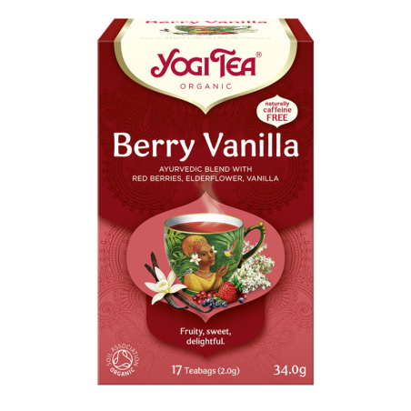 Herbata Berry Vanilla BIO 17sztuk Yogi Tea