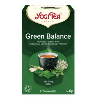 Herbata Zielona równowaga BIO 17sztuk Yogi Tea