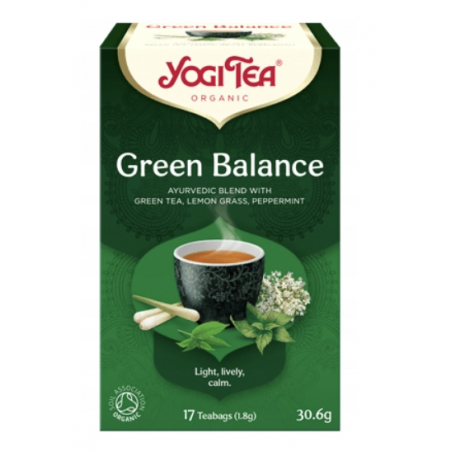 Herbata Zielona równowaga BIO 17sztuk Yogi Tea
