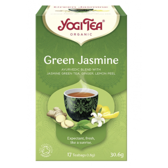 Herbata Zielona jaśminowa (Green Jasmine) BIO 17sztuk Yogi Tea