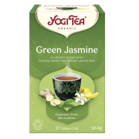 Herbata Zielona jaśminowa (Green Jasmine) BIO 17sztuk Yogi Tea